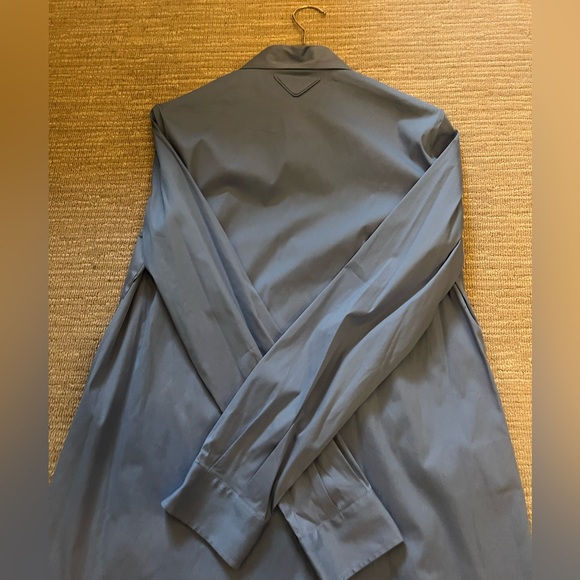 Prada Button Down - Blue Size 48 - Picture 7 of 9